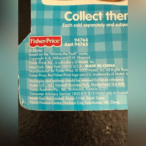 Vintage 2000 Winnie the Pooh Figure – New in Package - Picture 4 of 8